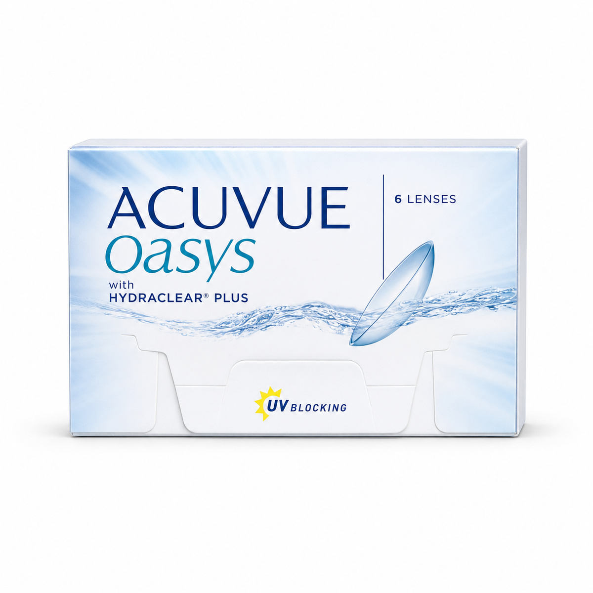 კონტაქტური ლინზები Acuvue Oasys Hydraclear Plus (6 ცალი)