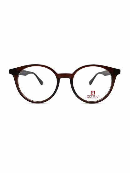 QZEN 7067 Brown Kids Glasses
