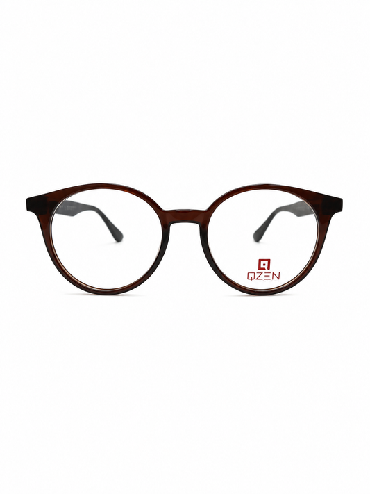  QZEN 7067 Brown Kids Glasses