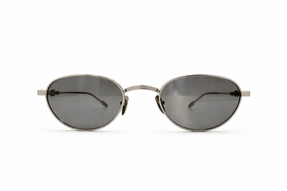 Vintage Oval Silver Sunglasses