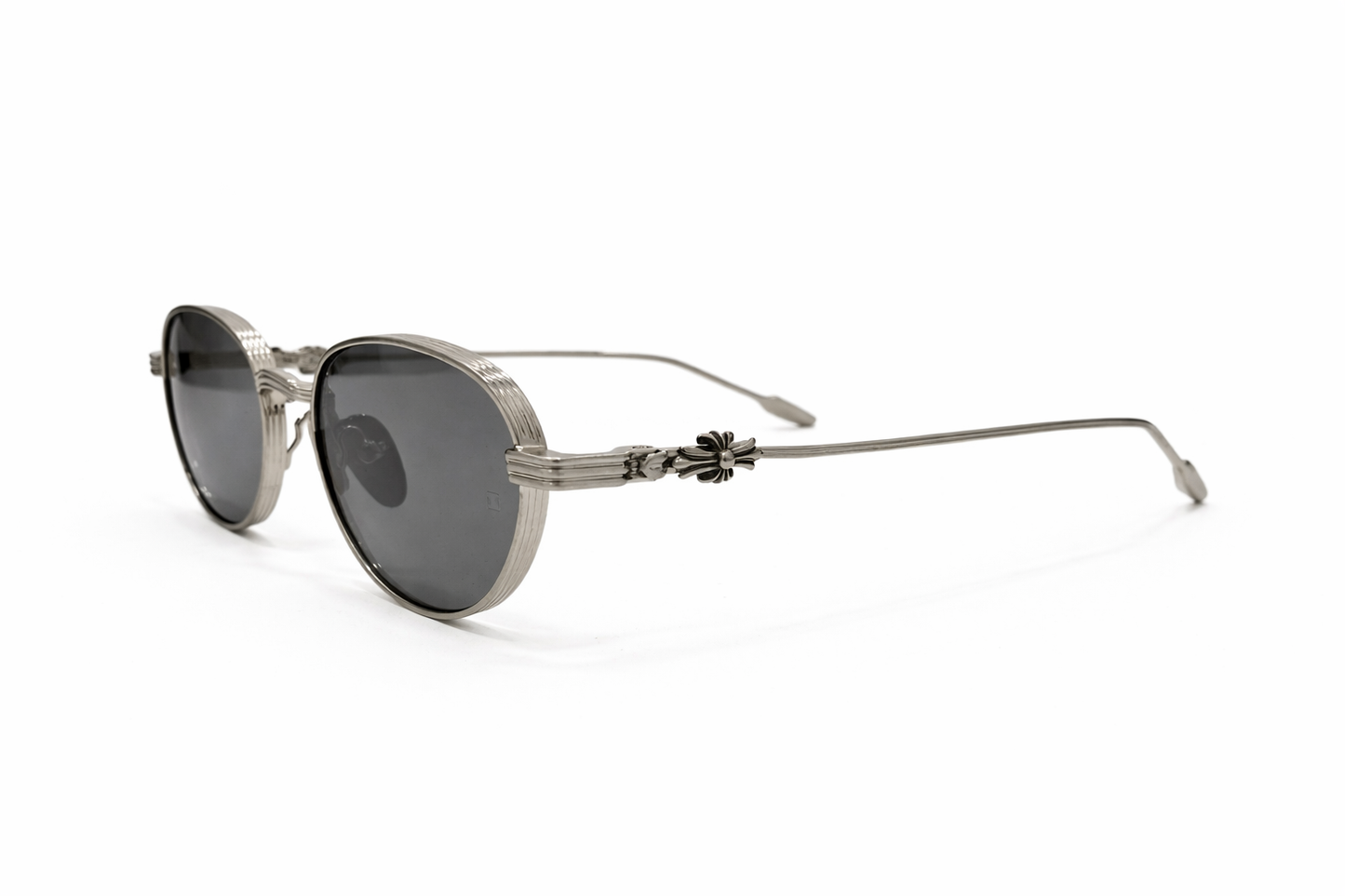 Vintage Oval Silver Sunglasses