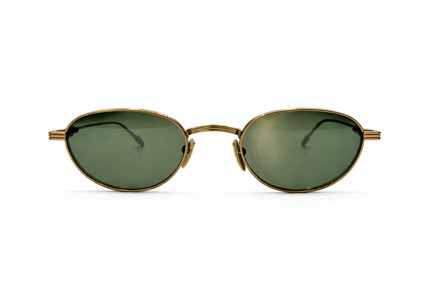 GOLD LENS OVAL Sunglasses