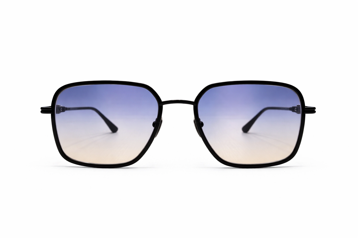BLACK SQUARE BLUE GRADIENT Sunglasses