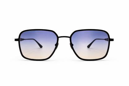 BLACK SQUARE BLUE GRADIENT Sunglasses