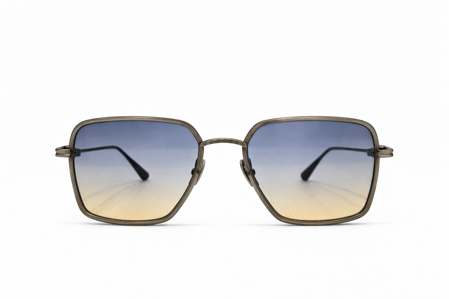 GUNMETAL SQUARE BLUE GRADIENT Sunglasses