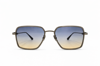 GUNMETAL SQUARE BLUE GRADIENT Sunglasses