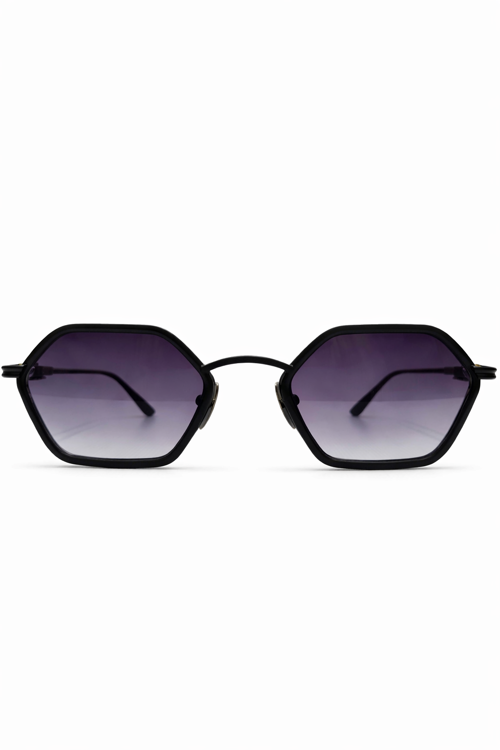 BLACK HEXAGON PURPLE Sunglasses