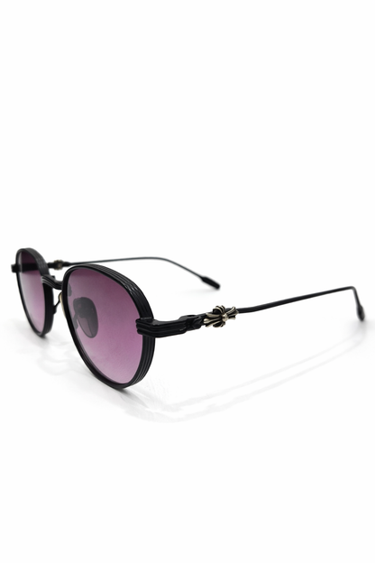 BLACK PINK OVAL Sunglasses