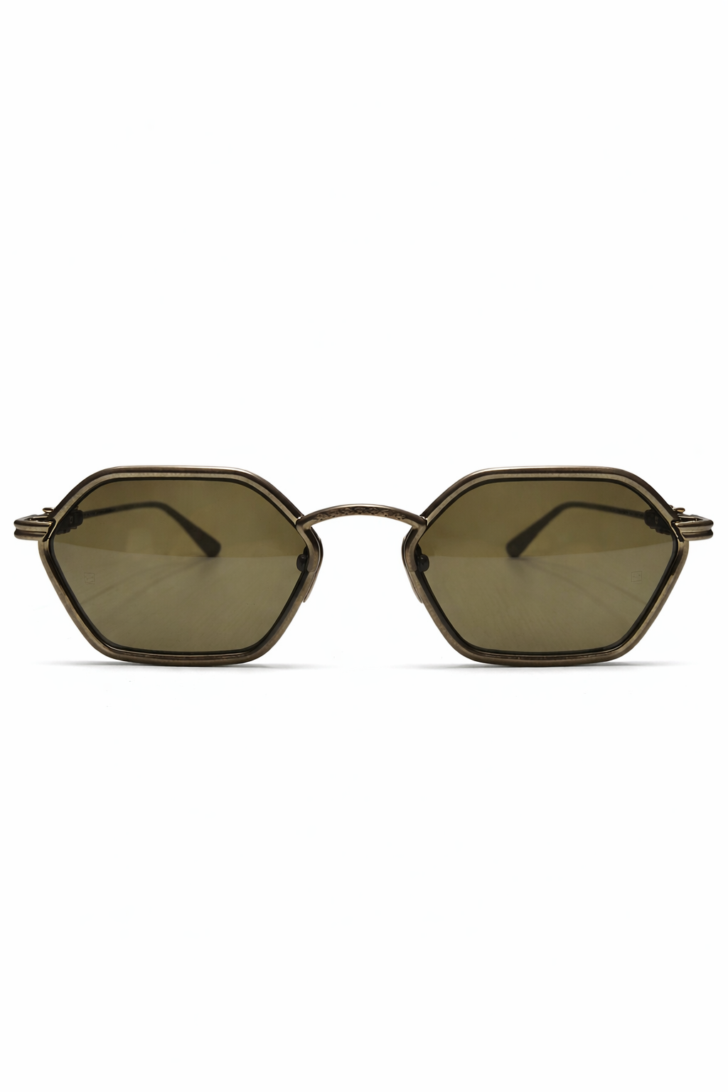 OLIVE HEXAGON Sunglasses