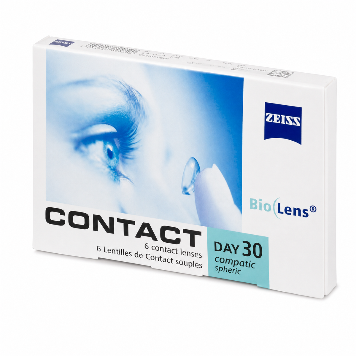 ZEISS Contact Day 30 Compatic – ერთთვიანი კონტაქტური ლინზები (6 ცალი)