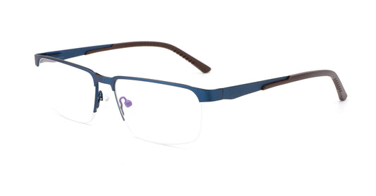 LuxOn SN40101 Sport Metal Optical - ლურჯი ოპტიკური ჩარჩო / blue optical frame