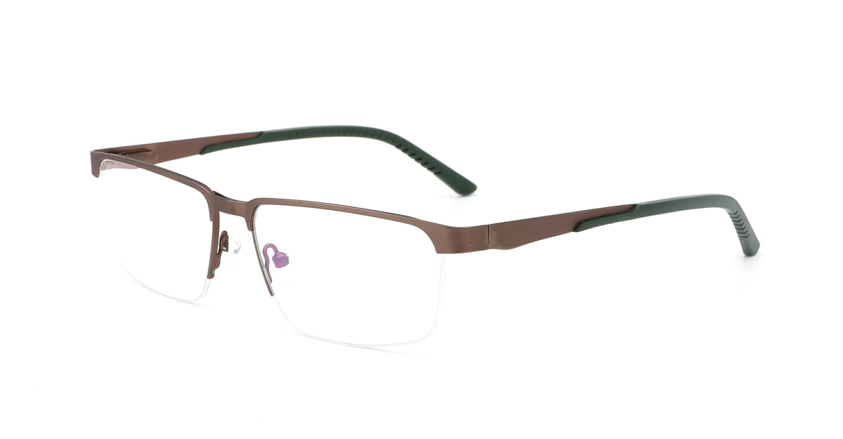 LuxOn SN40101 Sport Metal Optical - ყავისფერი ოპტიკური ჩარჩო / brown optical frame