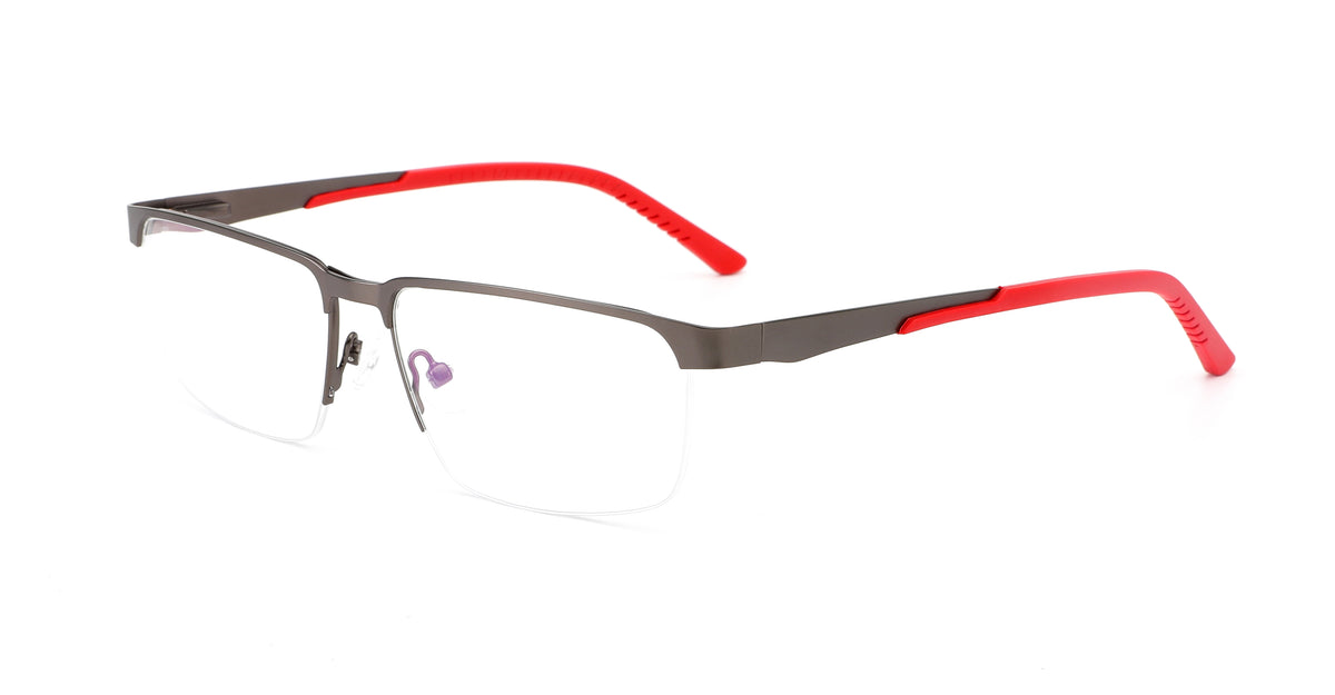LuxOn SN40101 Sport Metal Optical - ნაცრისფერი ოპტიკური ჩარჩო / grey optical frame