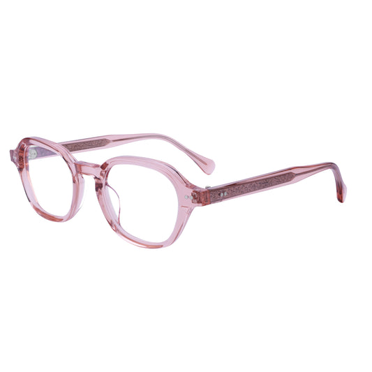 LuxOn SN40129 Retro Rivet Optical - ვარდისფერი ოპტიკური ჩარჩო / pink optical frame