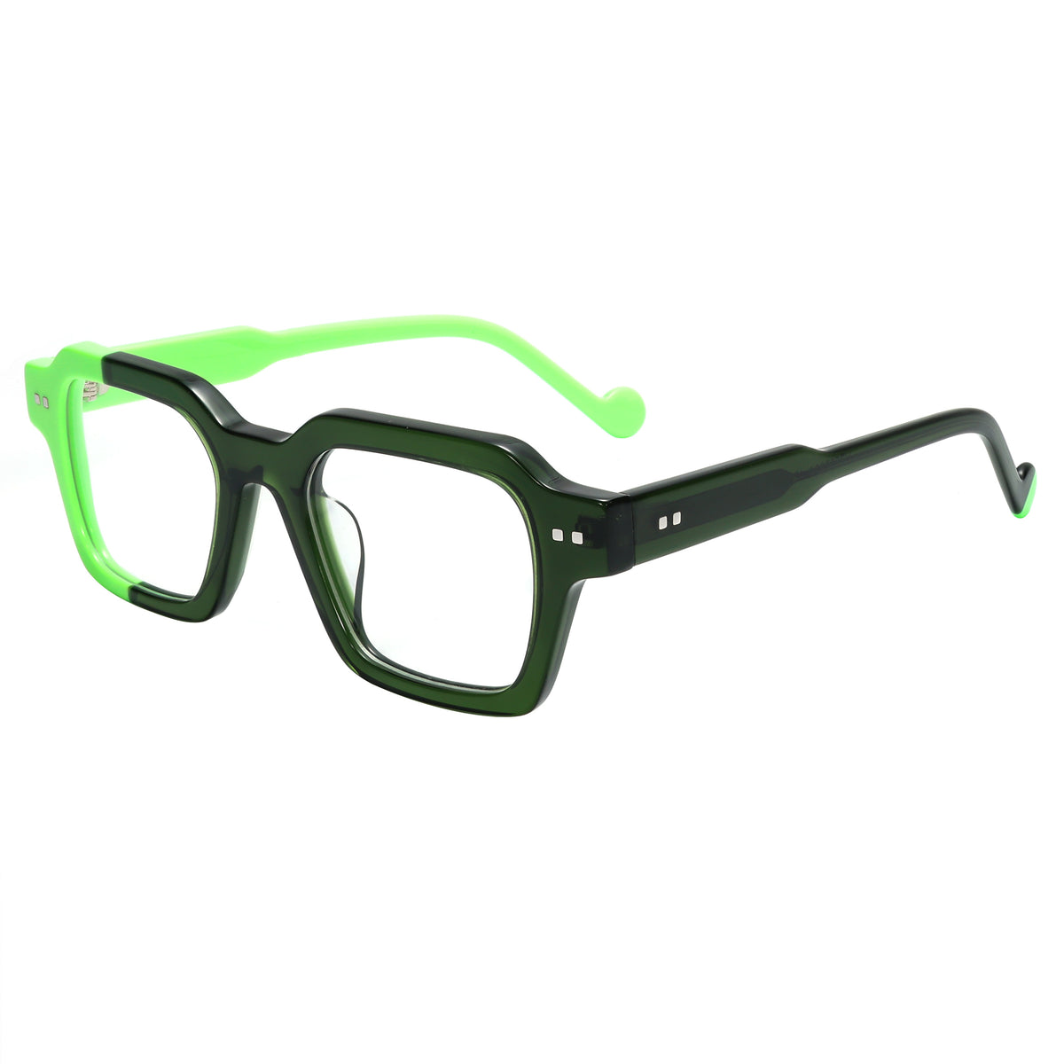 LuxOn VZ50296A Retro Lamination Optical - მწვანე ოპტიკური ჩარჩო / green optical frame