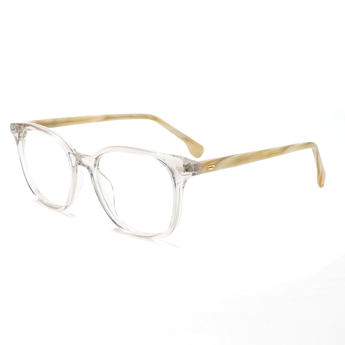 LuxOn VZ50308A Retro Rivet Classic Optical - გამჭვირვალე ოპტიკური ჩარჩო / clear optical frame