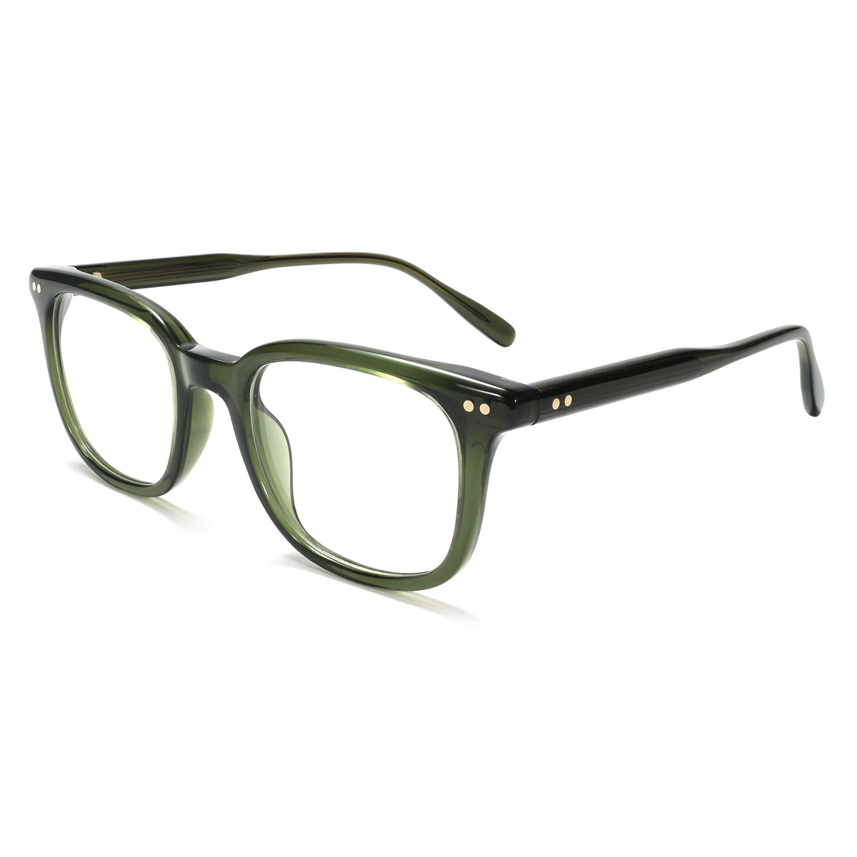 LuxOn VZ50322A Retro Rivet Classic Optical - მწვანე ოპტიკური ჩარჩო / green optical frame